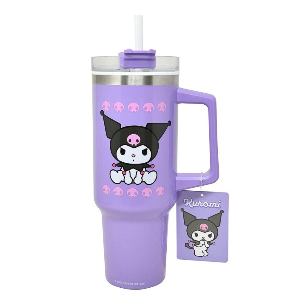Kuromi Purple Tumbler with Straw